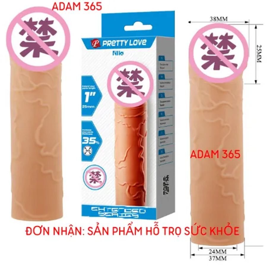 Bao cao su Đôn Khúc Silicone có bi tăng kích thước chính hãng Meos