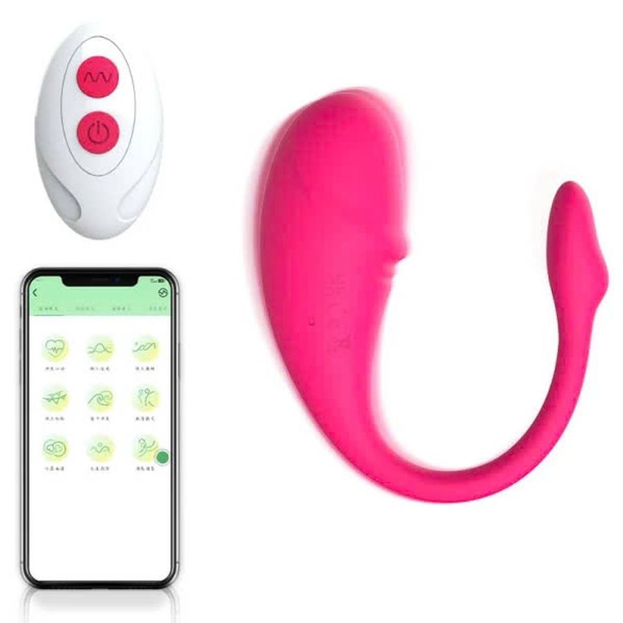 Trứng rung điều khiển bằng app thiên nga trắng Meos