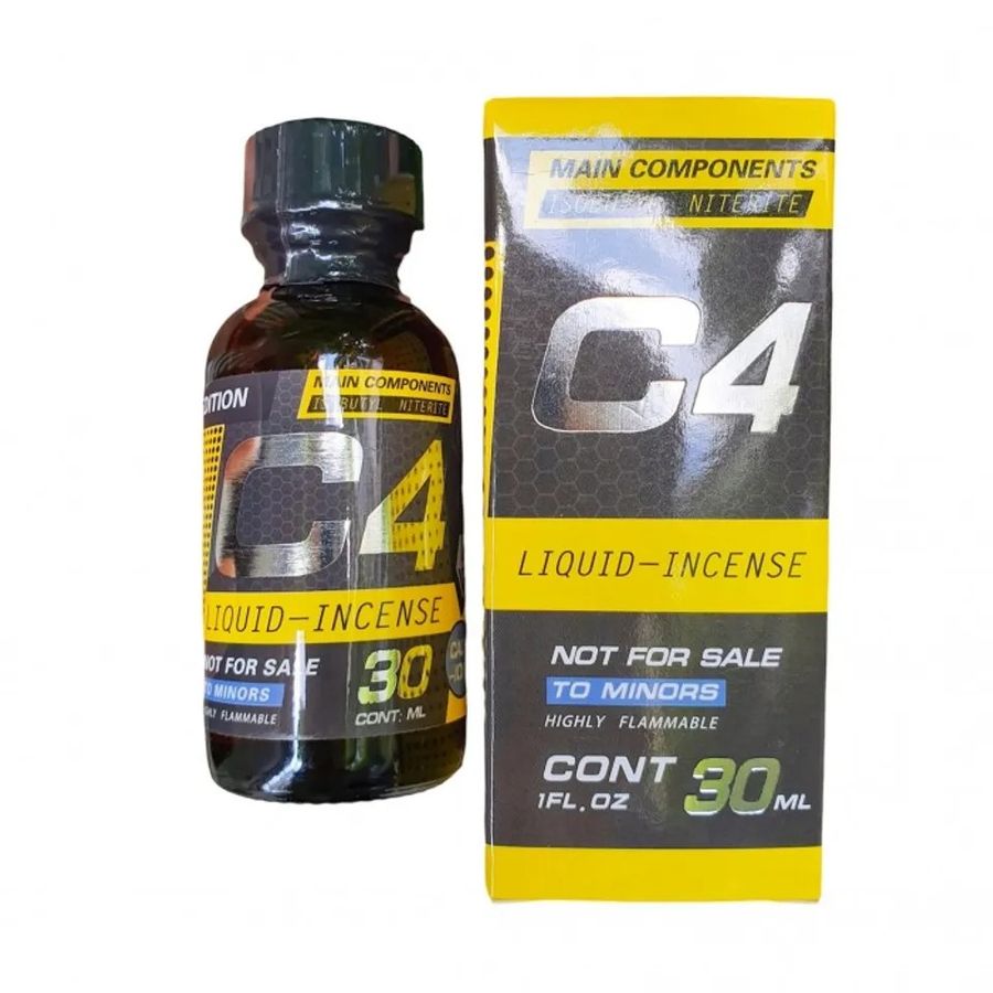 Chai Hít Tăng Khoái Cảm Popper C4 Vàng Lớn - Chai 30ml 670343