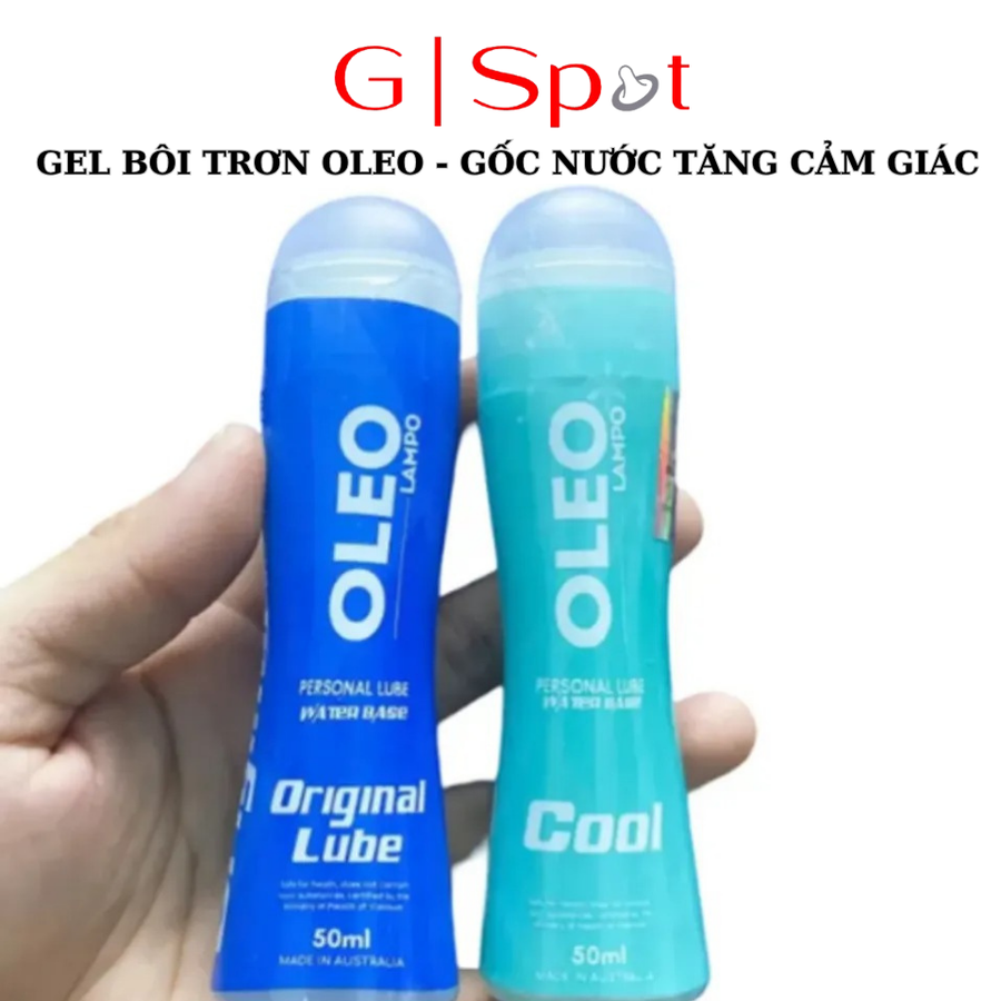 Gel Boi Trơn Oleo Lampo Original 50ml, Gốc Nước, Tăng Cảm Giác