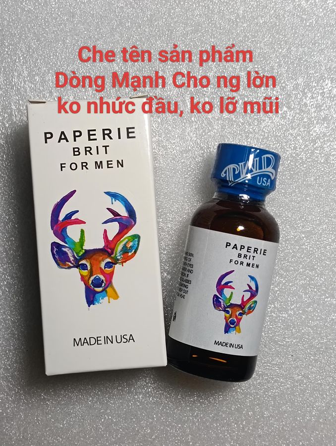 Tinh dầu thơm Popper, 30ml USA, che tên.sp 668572