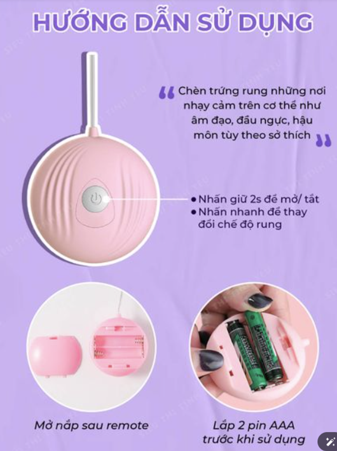 Thiết bị massage cá nhân – Kiểu dáng hình sò, pin thay rời 322427
