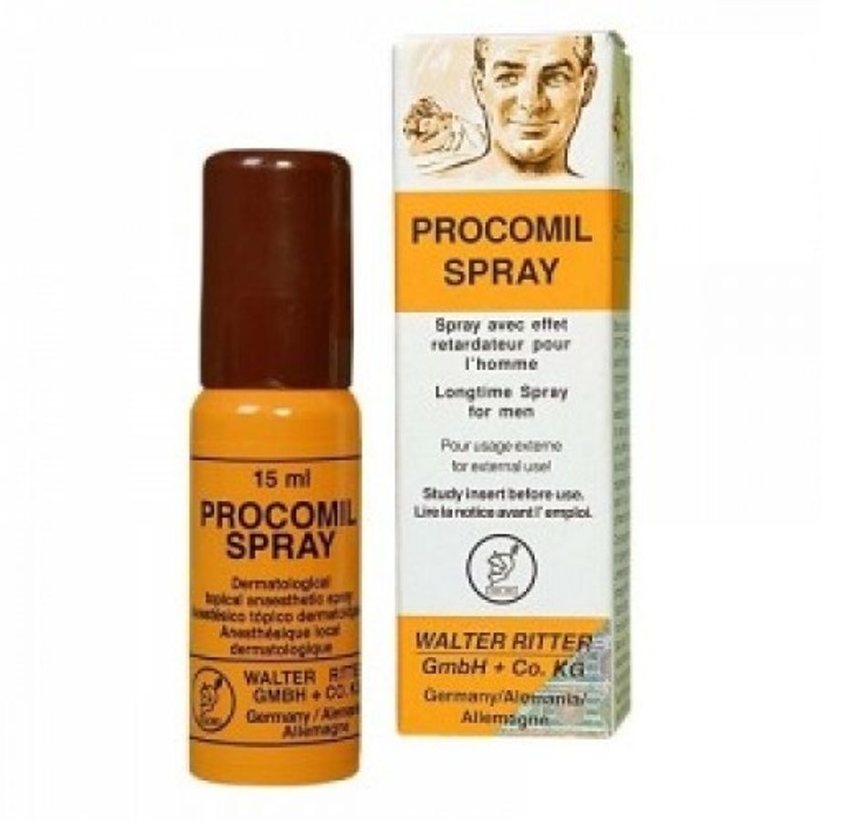 Chai xịt hỗ trợ kéo dài cho nam  Procomil Spray của Đức - 15ml