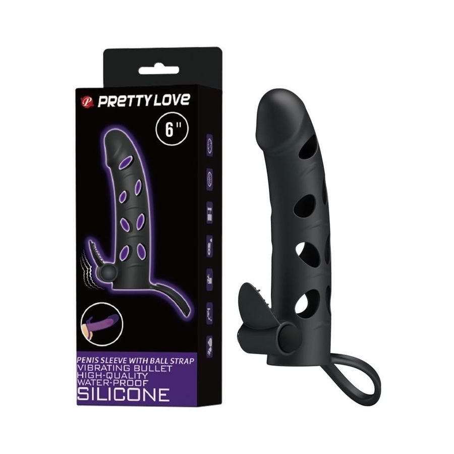 Bao cao su đôn dên rung Pretty Love 6 inch 326615