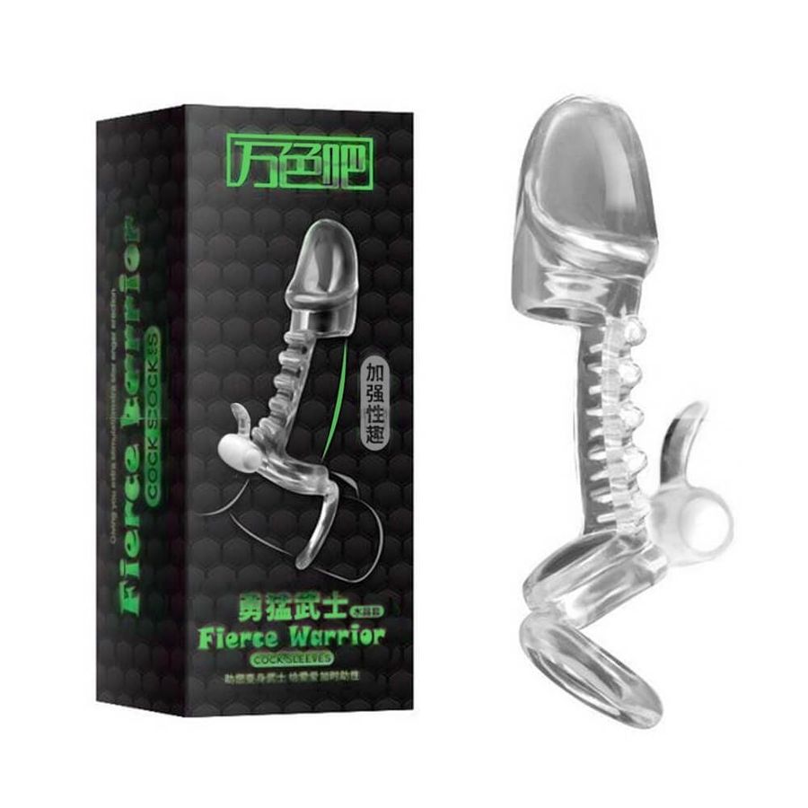 Bao cao su đôn dên rung Fierce Warrior 326815