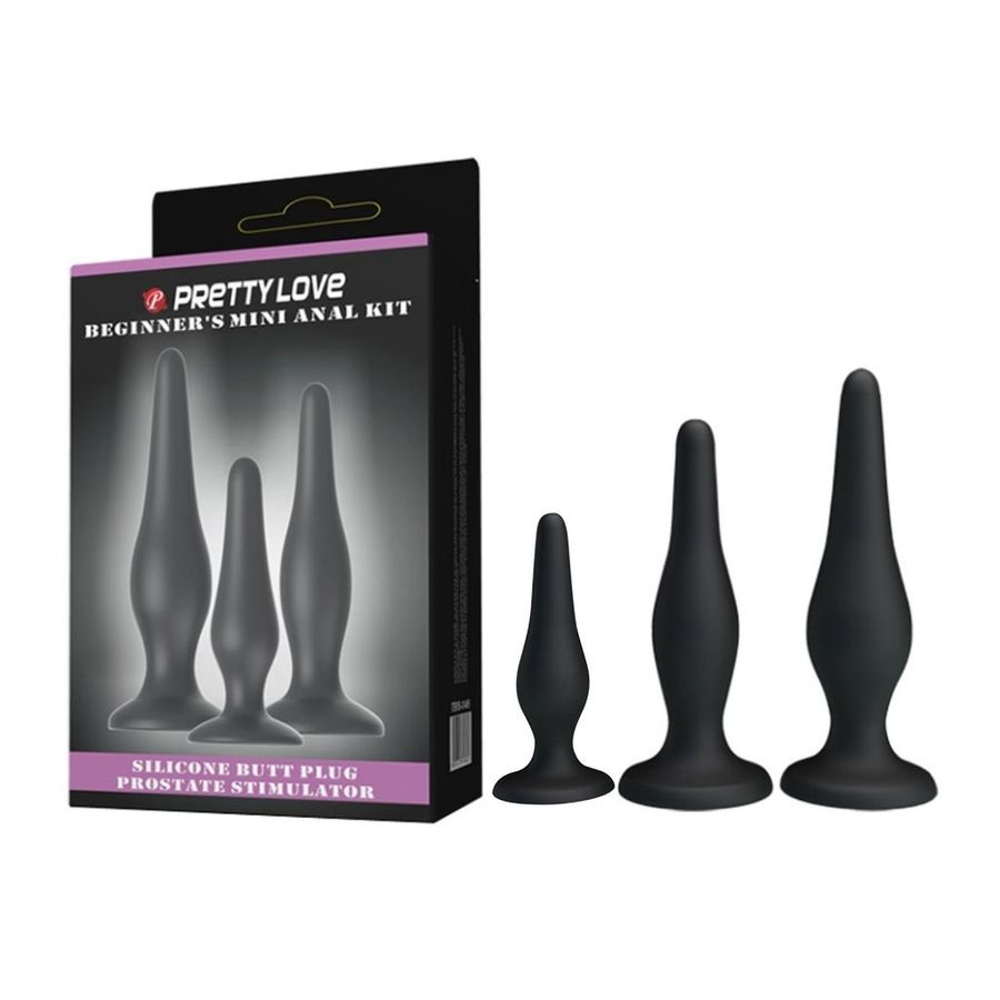 Bộ dụng cụ kích thích hậu môn Pretty Love Mini Anal Kit 327823