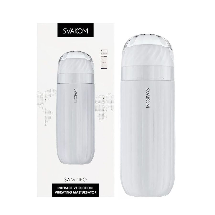 Âm đạo giả đa năng Svakom Sam Neo Trắng 328249