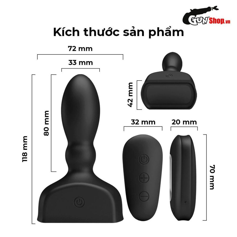Trứng rung hậu môn Mr.Play Anal Plug 329186