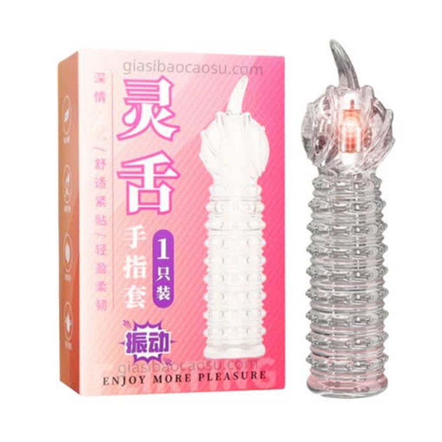 Bao Cao Su Đôn Ngón Tay Cao Cấp JIYU Rung Móc 330366