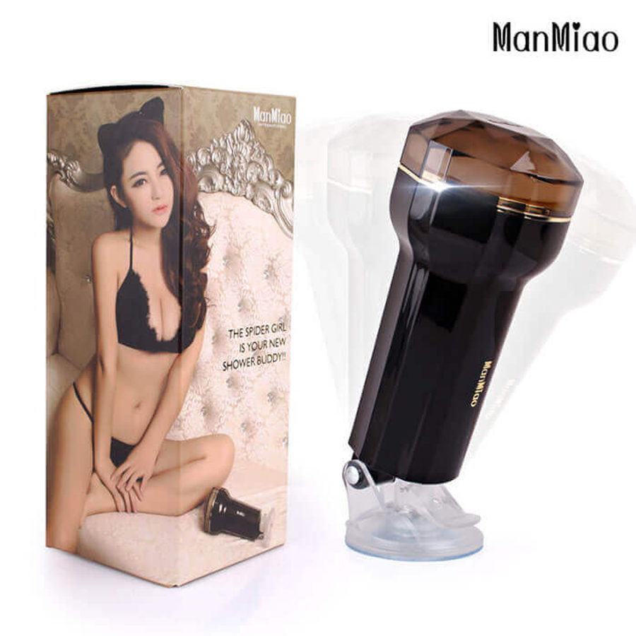 Âm Đạo Giả Cao Cấp Manmiao – Đèn Pin Rung Gắn Tường