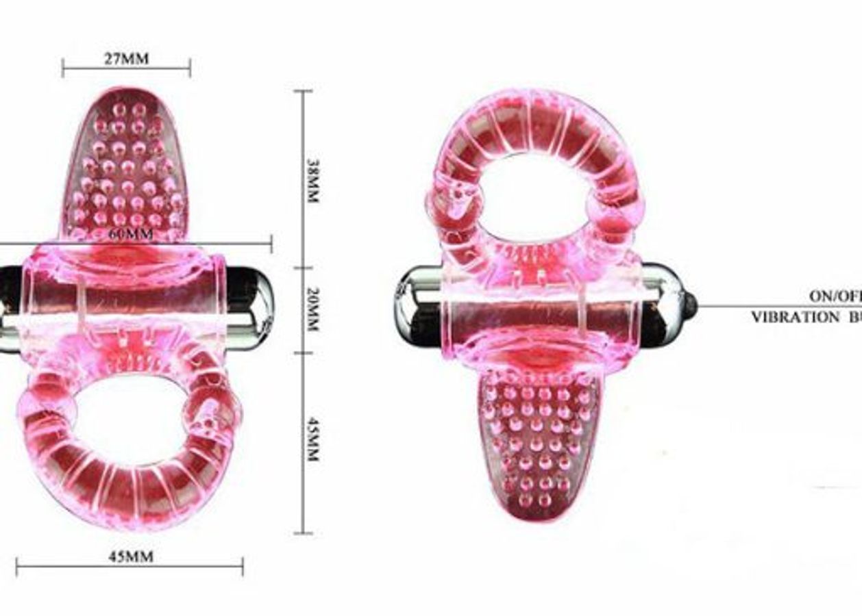 Vòng Rung Kết Hợp Lưỡi Liếm Âm Đạo Sweet Vibration Ring Lybaile