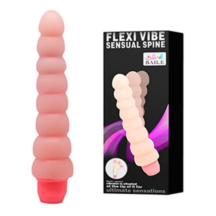 Dương Vật Giả Rung Mạnh Trái Me Flexi Vibe Sensual Spine Baile 332386