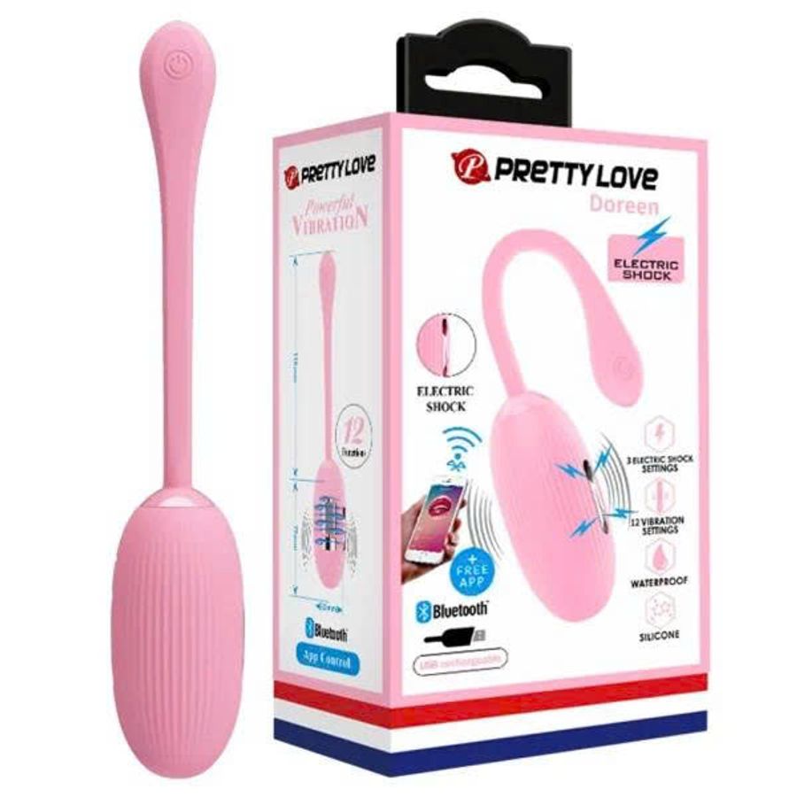 Trứng Rung Điều Khiển Từ Xa Pretty Love Doreen Sốc Điện Cực Thú Vị 332396
