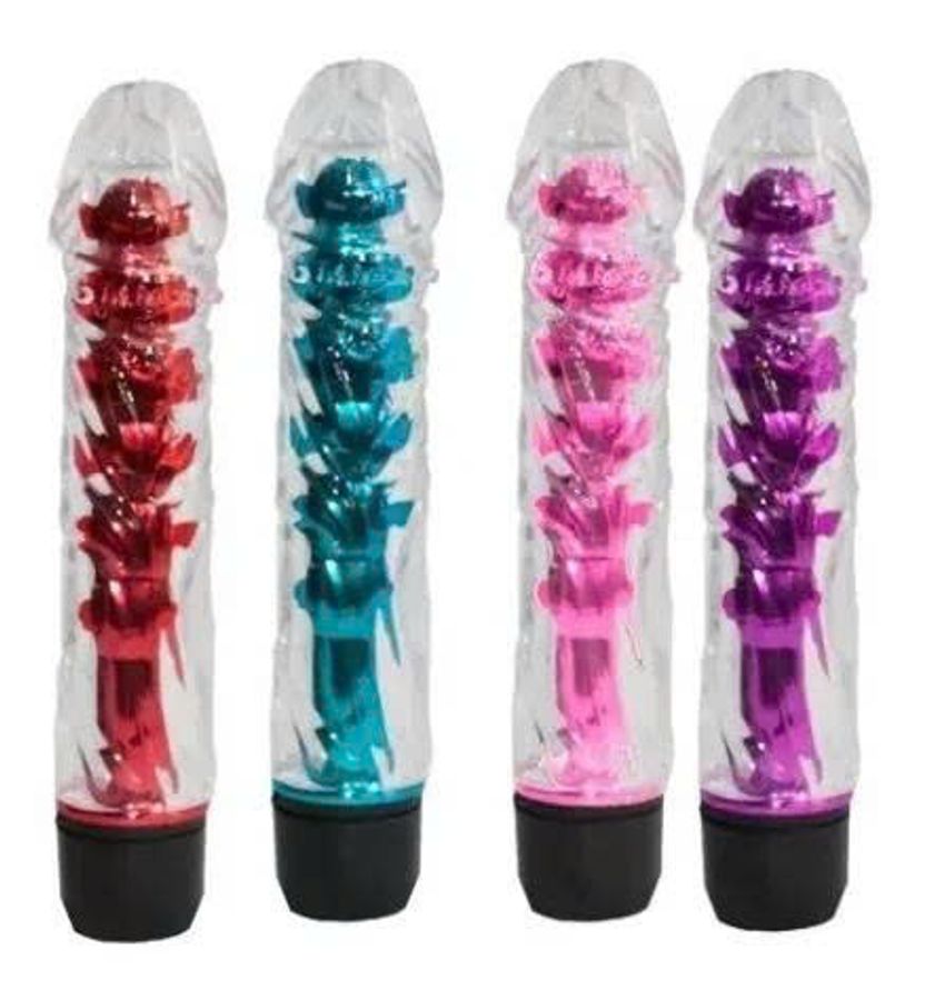 Dương Vật Giả Mini Có Rung Nhiều Màu Dành Cho Nữ