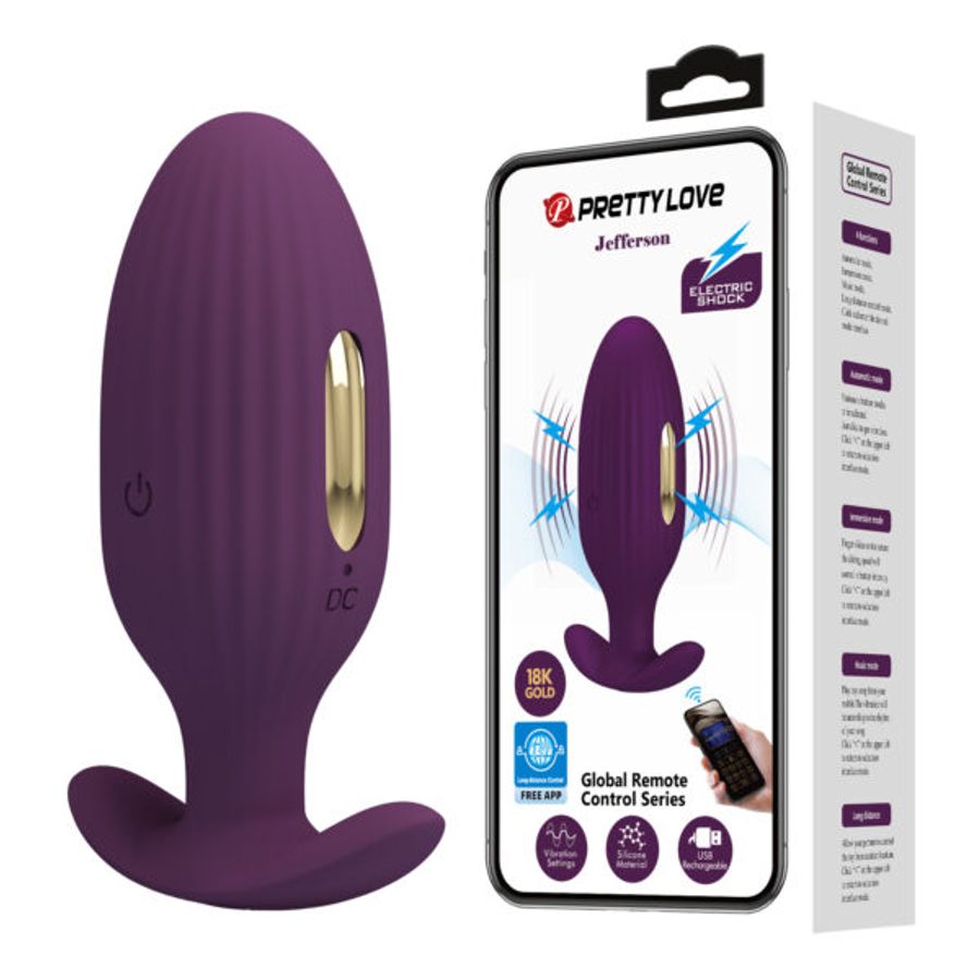 Máy Rung Hậu Môn Kích Điện Điều Khiển Qua App Pretty Love Jefferson 333515