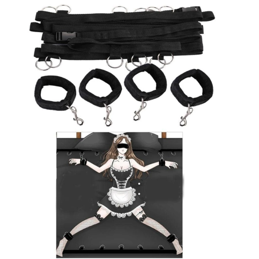 Hệ Thống Dây Trói Trên Giường Đồ Chơi BDSM