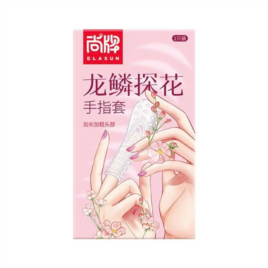 Bao cao su đôn dên Ngón Tay Elasun Hồng 1 cái