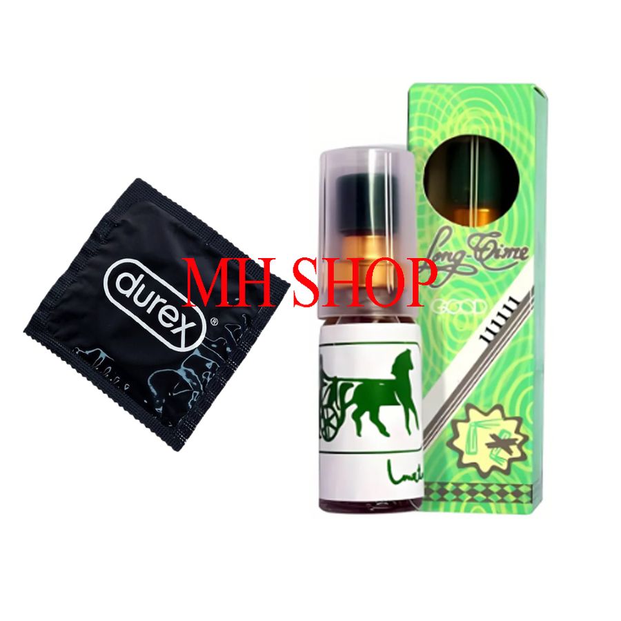 [Combo rẻ 1 tặng 1] 1 chiếc bao cao su durex kéo dài tặng chai xịt lạnh thái 5ml
