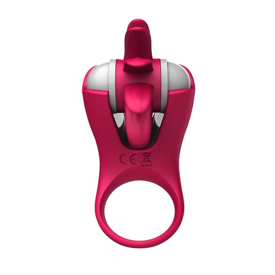 Vòng rung dương vật Cock Rings lưỡi liếm tăng khoái cảm