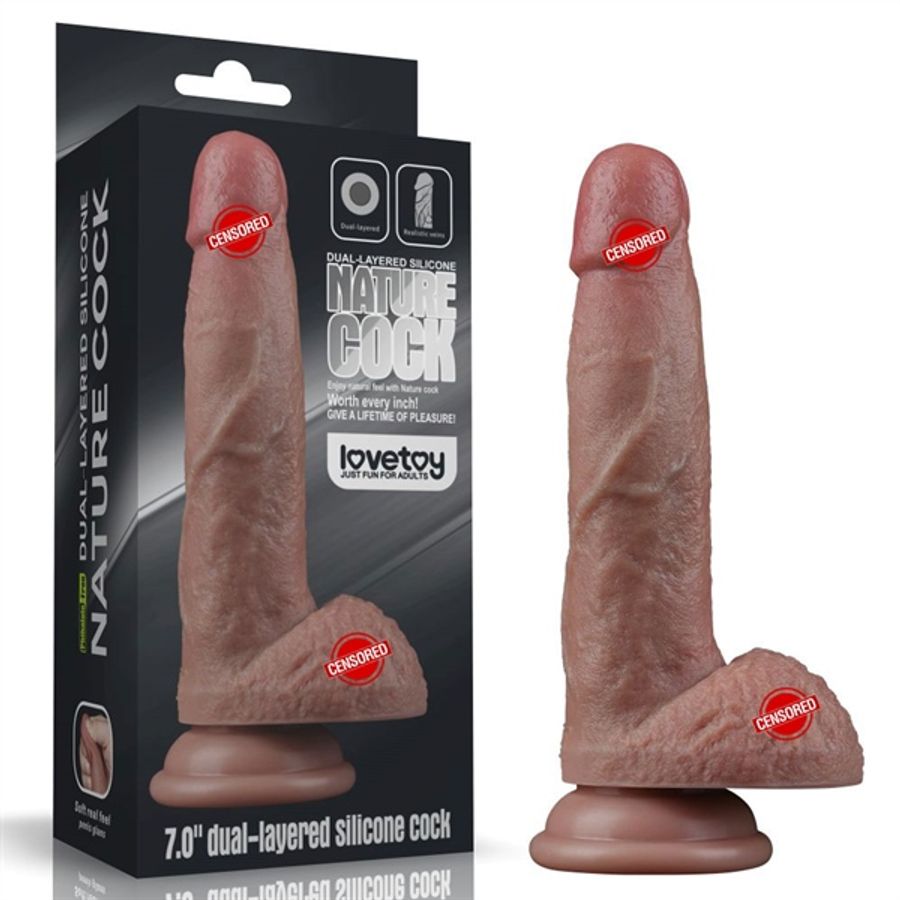 Dương Vật Giả Hít Lovetoy Nature Cock 7 Inch