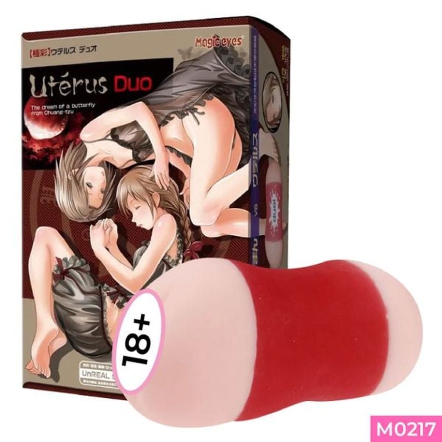 Âm đạo giả cầm tay Magic Eyes Uterus Duo 2 đầu âm đạo 335809