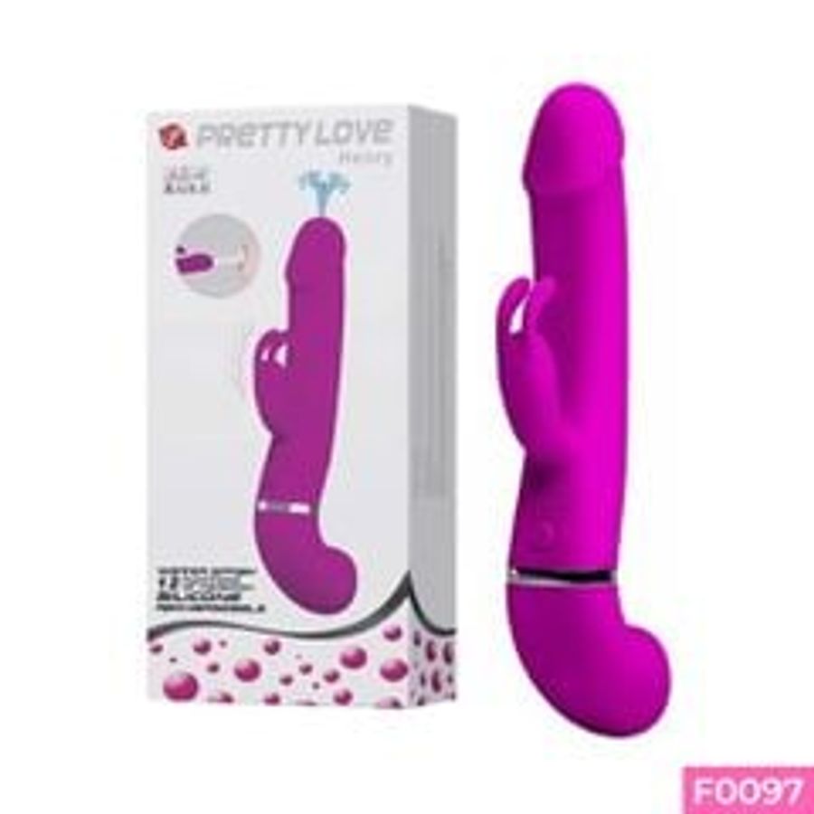 Dương vật giả Pretty Love Henry bắn tinh 12 chế độ rung dùng sạc 336050