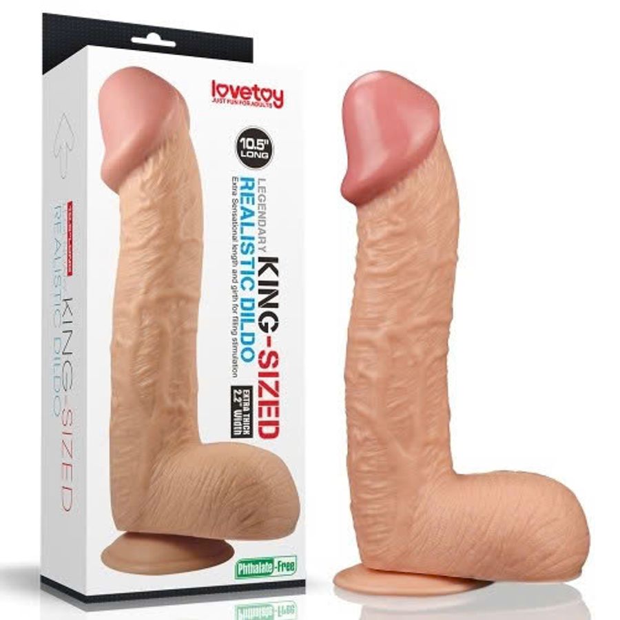 DƯƠNG VẬT ĐÓNG LOVETOY KING-SIZED KO RUNG 10,5 IN