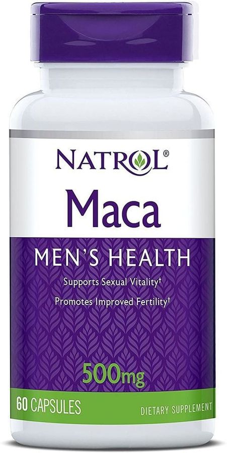 Viên uống cải thiện sinh lý nam Natrol Maca Men’s Health 500mg | Hộp 60 Viên