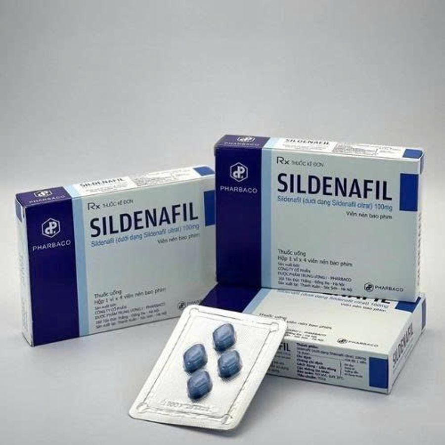 Viên uống hỗ trợ phái mạnh tăng bản lĩnh đàn ông 100 (Pharbaco) hộp 1 vỉ x 4 viên