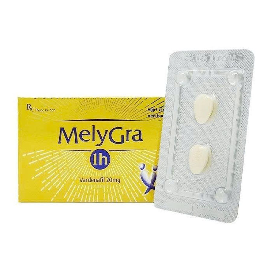 Viên uống hỗ trợ phái mạnh tăng bản lĩnh đàn ông MelyGra 1h hộp 2 viên