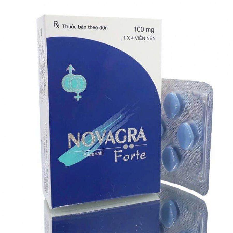 Viên uống hỗ trợ phái mạnh tăng bản lĩnh đàn ông NOVAGRA Forte hộp 4 viên