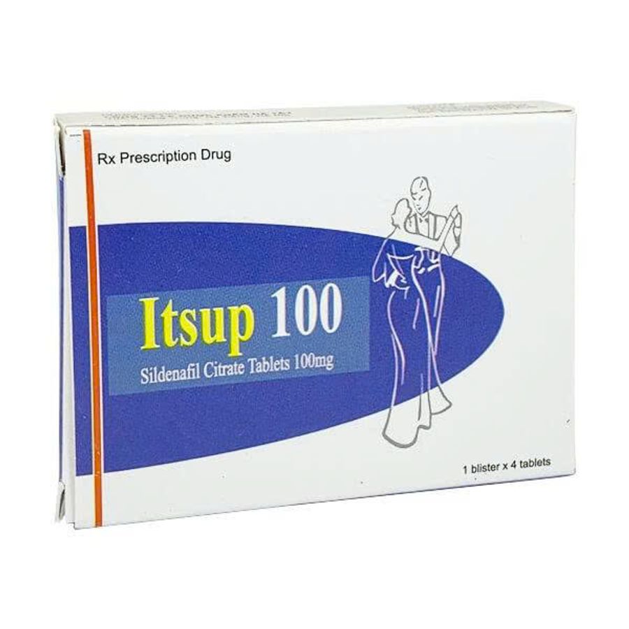 Viên uống hỗ trợ phái mạnh tăng bản lĩnh đàn ông Itsup 100 hộp 1 vỉ x 4 viên nén