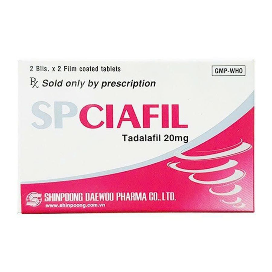Viên uống hỗ trợ phái mạnh tăng bản lĩnh đàn ông SPCIAFIL hộp 2 vỉ x 2 viên