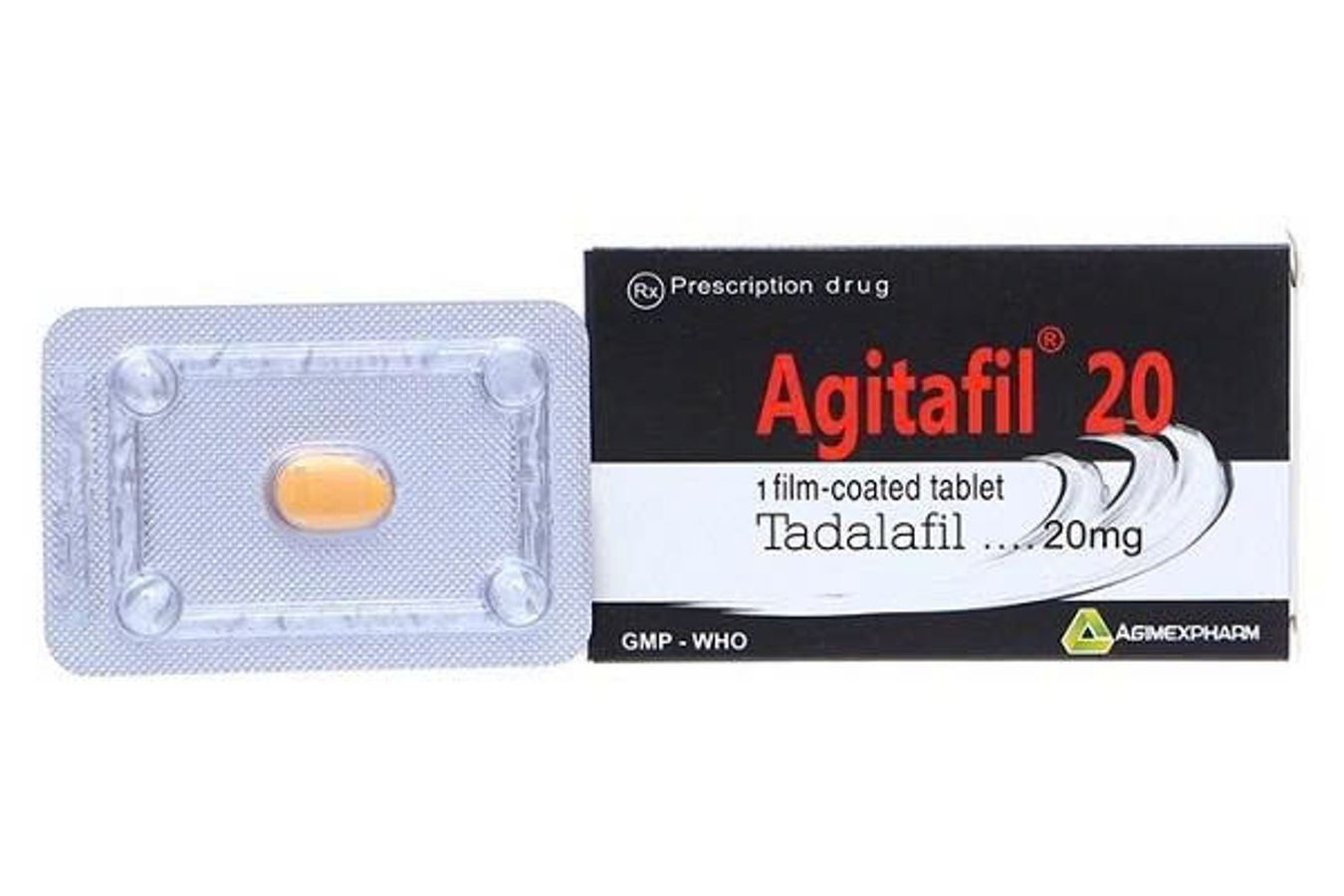 Viên uống hỗ trợ phái mạnh tăng bản lĩnh đàn ông Agitafill 20 hộp 1 vỉ x 1 viên