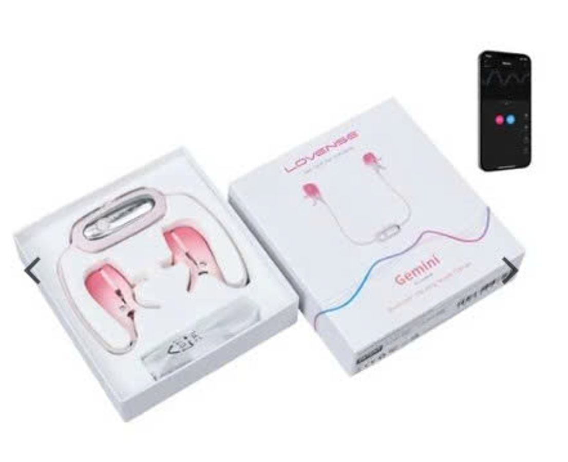 Máy Rung Kẹp Vú Gemini Lovense BDSM – Điều Khiển Qua App (MV04)