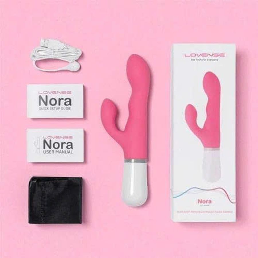 Dụng Cụ Mát Xa Điểm G Lovense Nora – Máy Rung Rabbit Cao Cấp Dành Cho Trải Nghiệm Yêu Xa (DG39) Chính Hãng