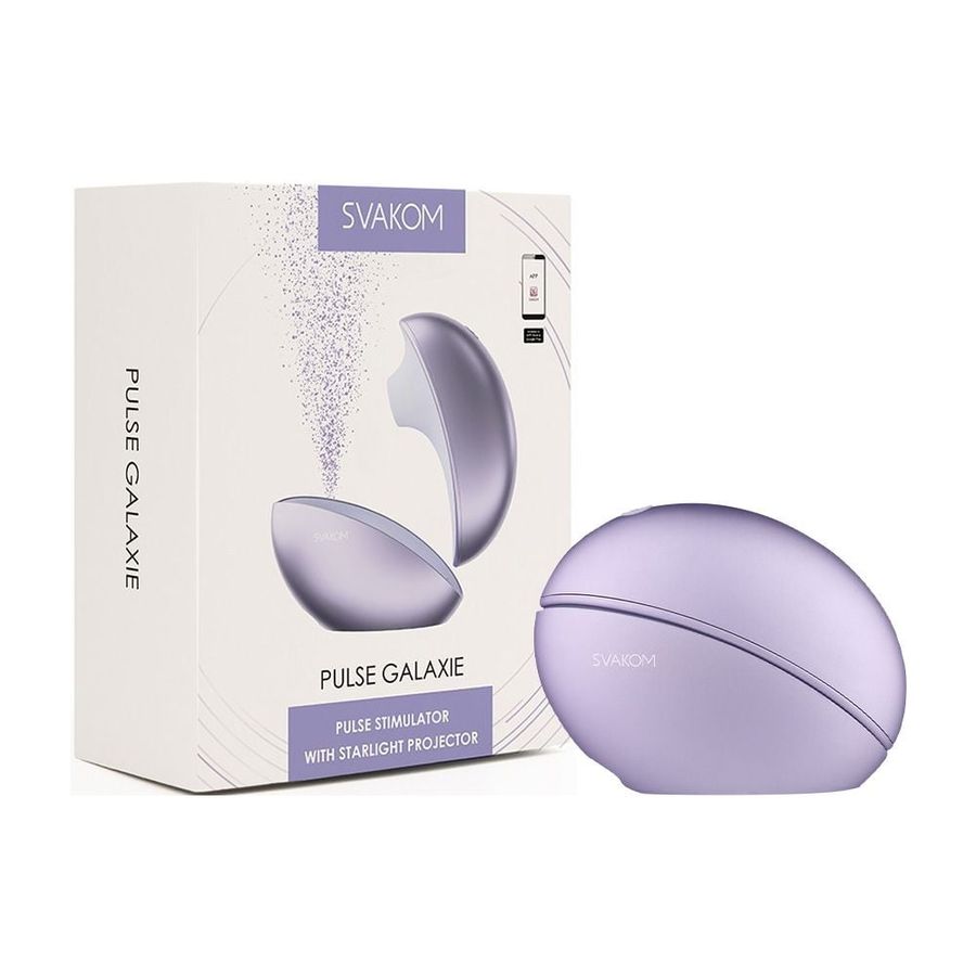 Máy Bú Hút Svakom Pulse Galaxie Chiếu Đèn Starlight Điều Khiển Qua App – Sạc Dự Phòng Tiện Lợi Chính Hãng