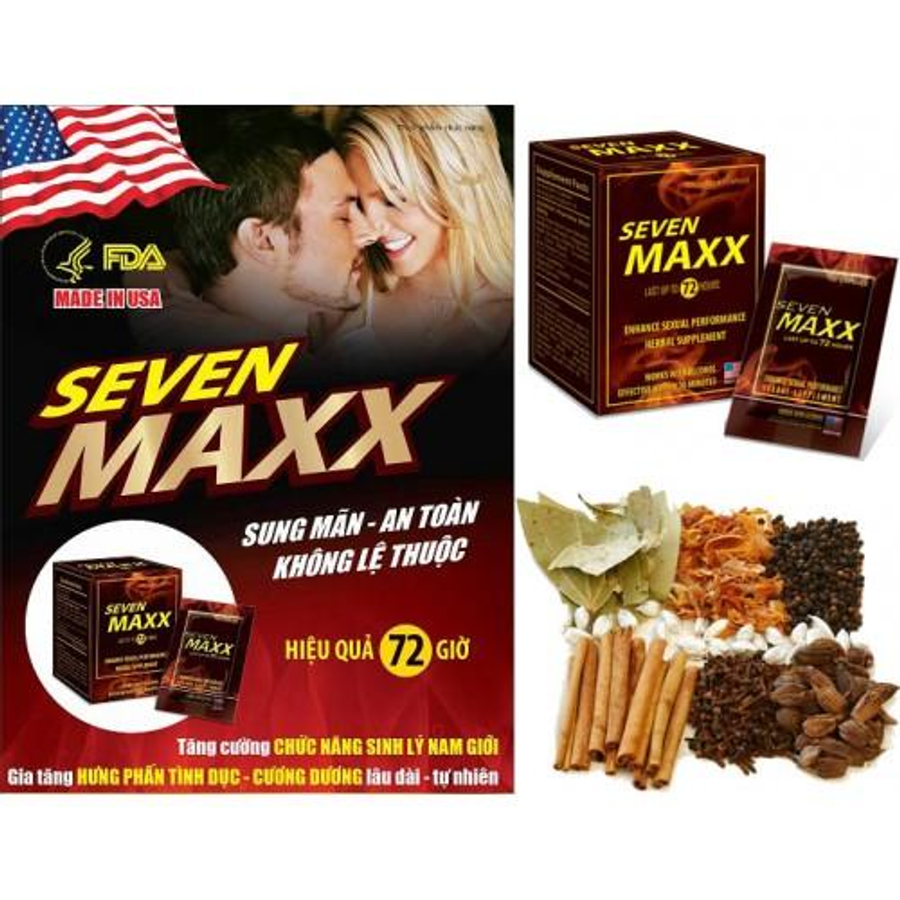 Thảo Được Cường Dương Chính Hãng USA - Seven Max