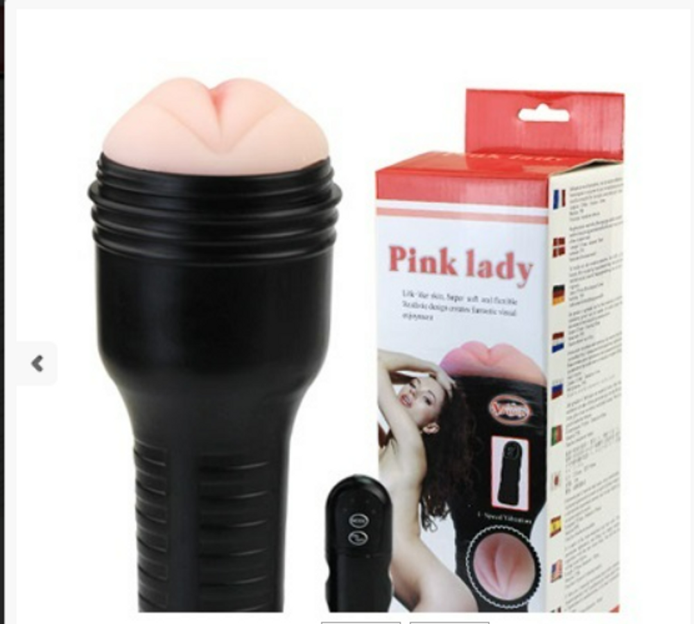 Âm Đạo Giả Đèn Pin - Siêu Mềm Mịn - Rung Cực Mạnh