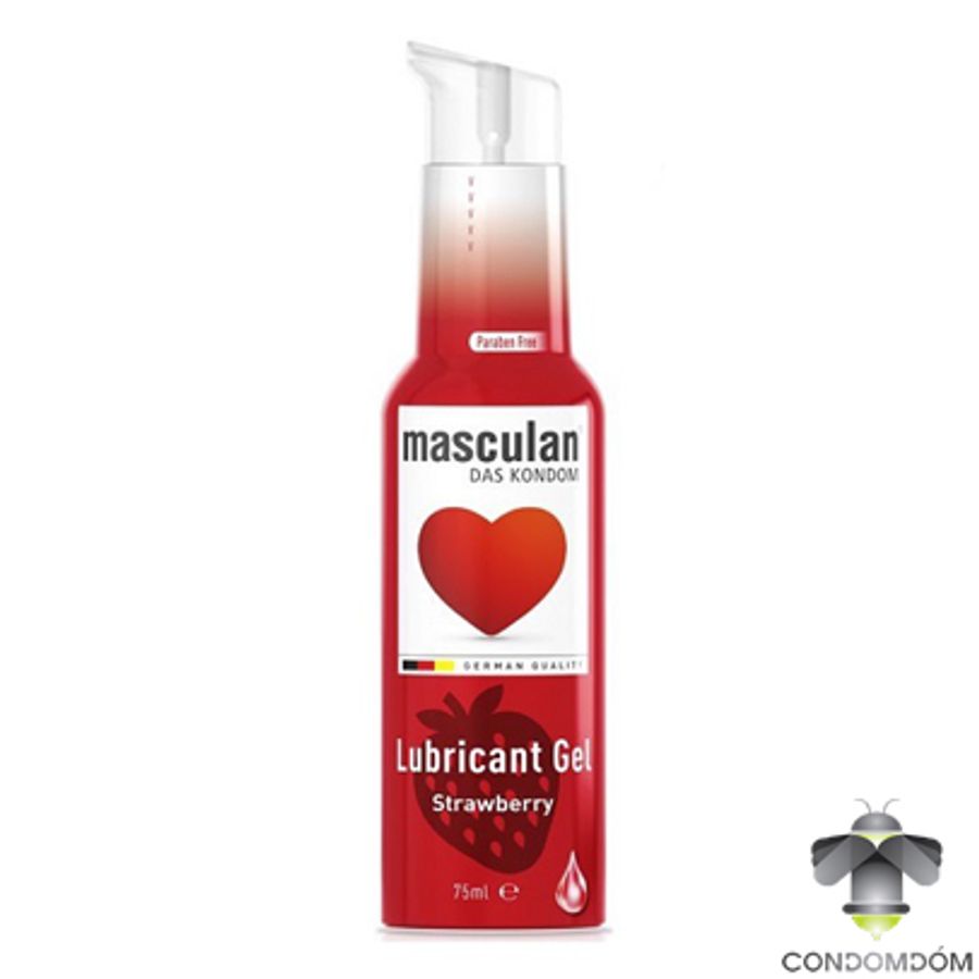 Gel Masculan Strawberry 75ml hương dâu – không chứa Paraben