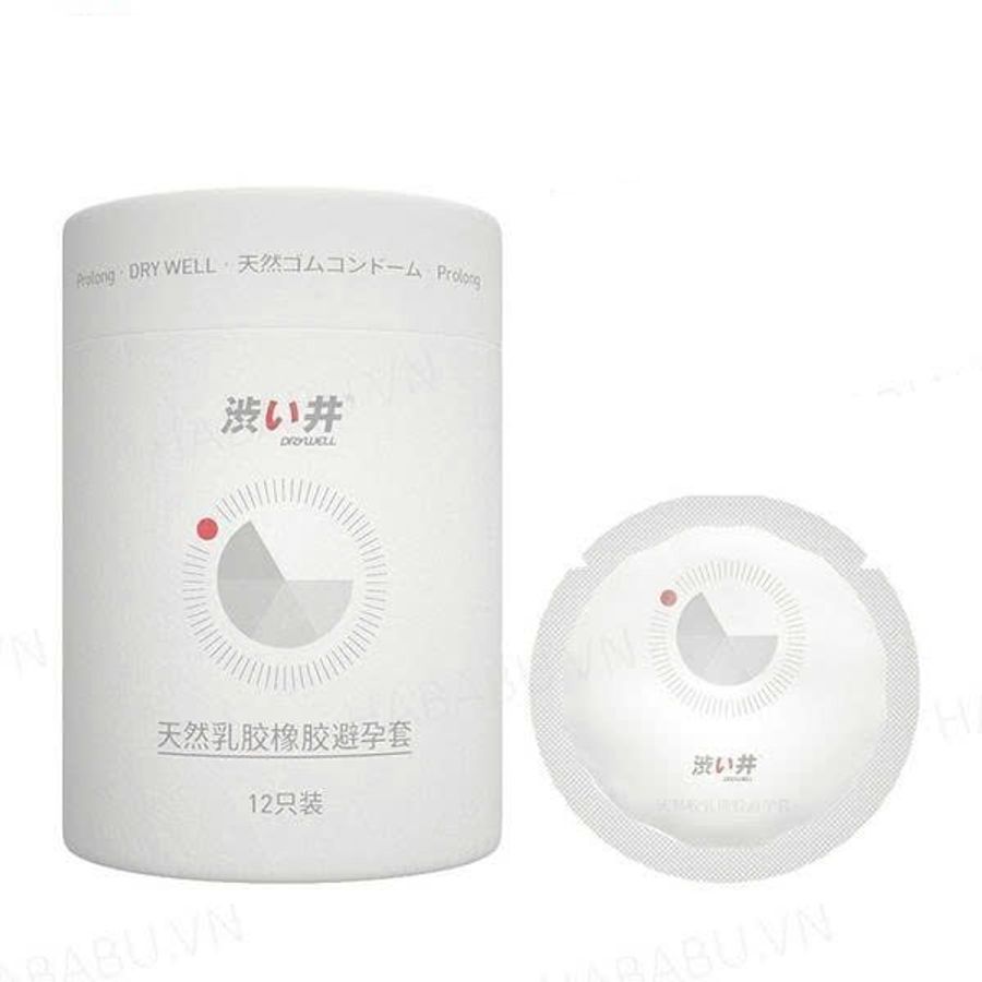Bao cao su Drywell Long Lasting Pro hộp 12 chiếc kéo dài thời gian chính hãng