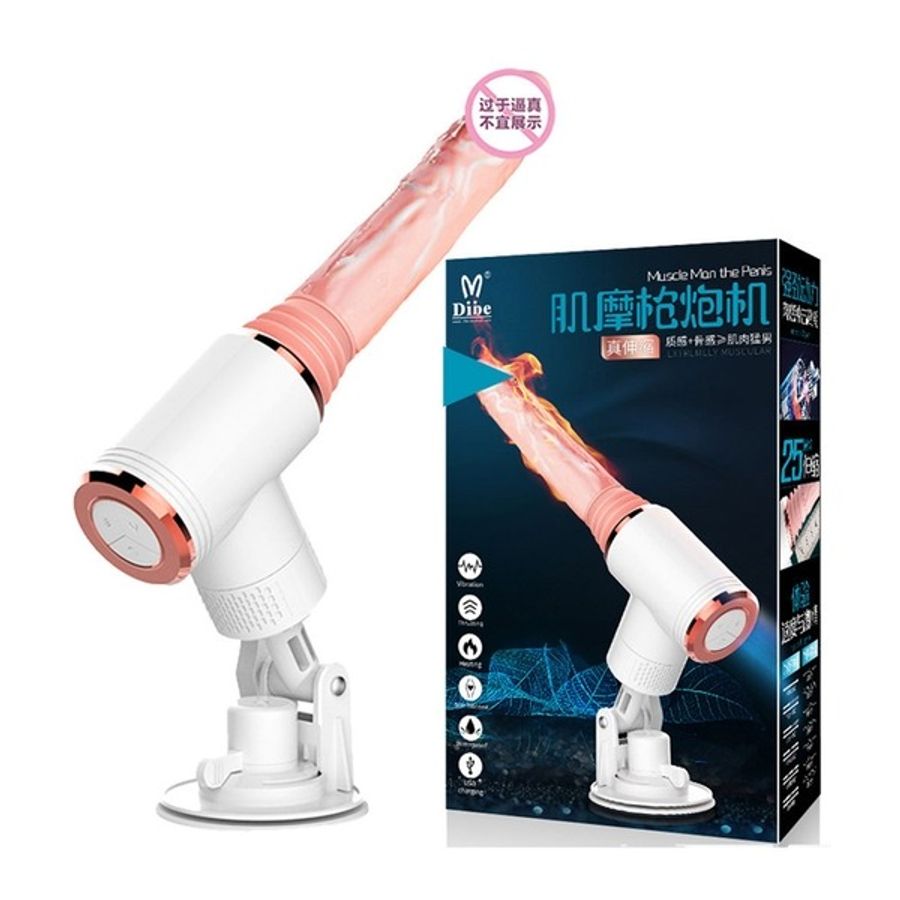 Dương vật giả hít tường Dibe Muscle Man đa năng chính hãng