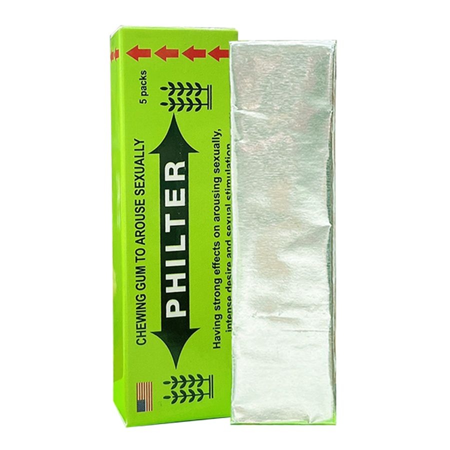 Kẹo Cao Su Singgum Philter USA - Hộp 5 Tép