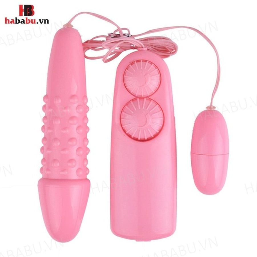 Trứng rung tăng khoái cảm JIUAI 2 đầu gai chính hãng