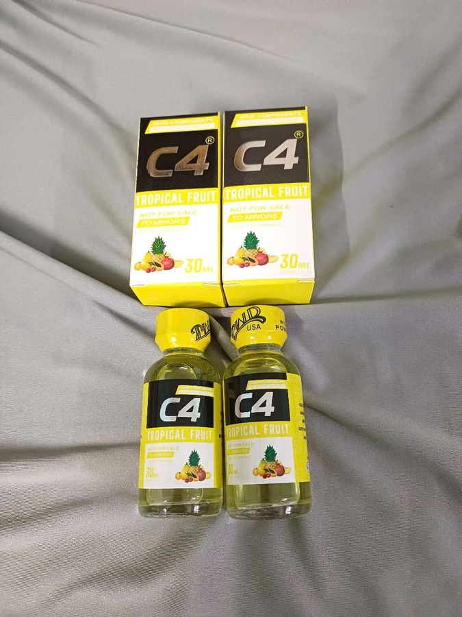 Popper 30ml C4 USA, Không Cồn, che tên 