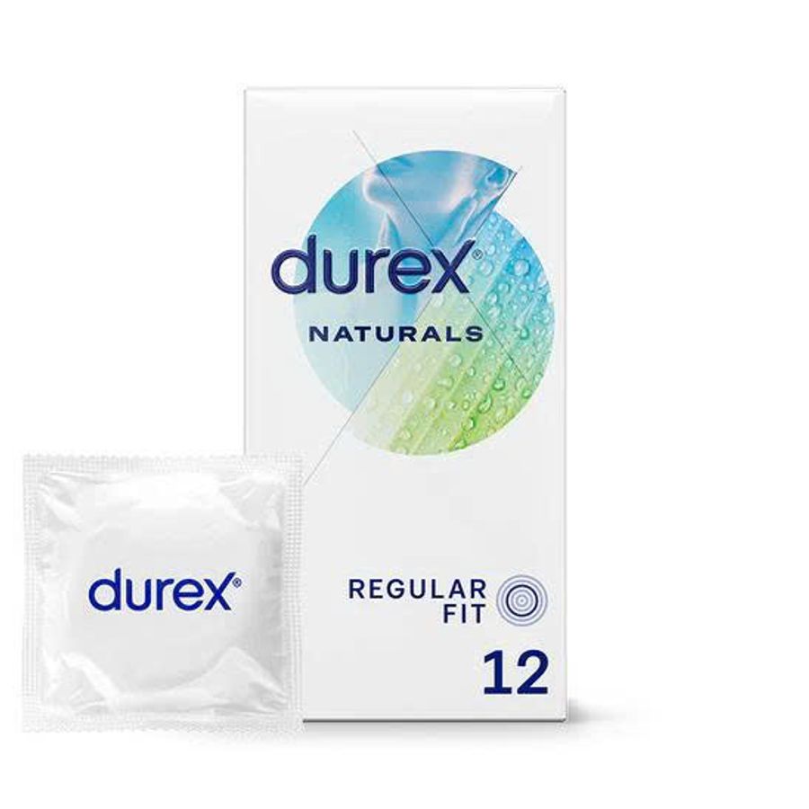 Bao Cao Su Cao Cấp Thành Phần Tự Nhiên Durex Naturals Condoms 12 Cái
