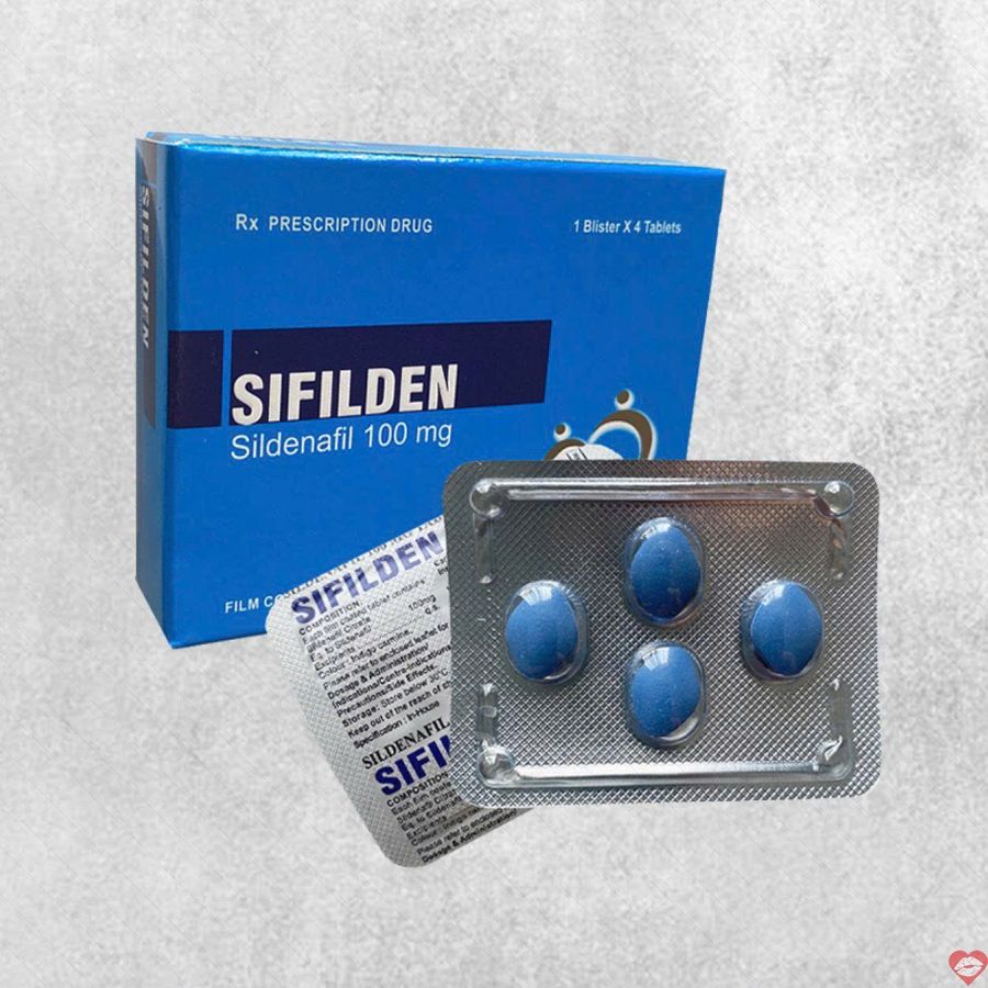 Viên uống hỗ trợ phái mạnh tăng bản lĩnh đàn ông Sifilden 100mg kéo dài thời gian chống xuất tinh sớm
