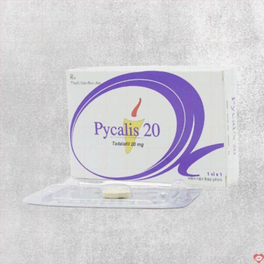 Viên uống hỗ trợ phái mạnh tăng bản lĩnh đàn ông Pycalis 20 Hộp 1 vỉ (1 viên)
