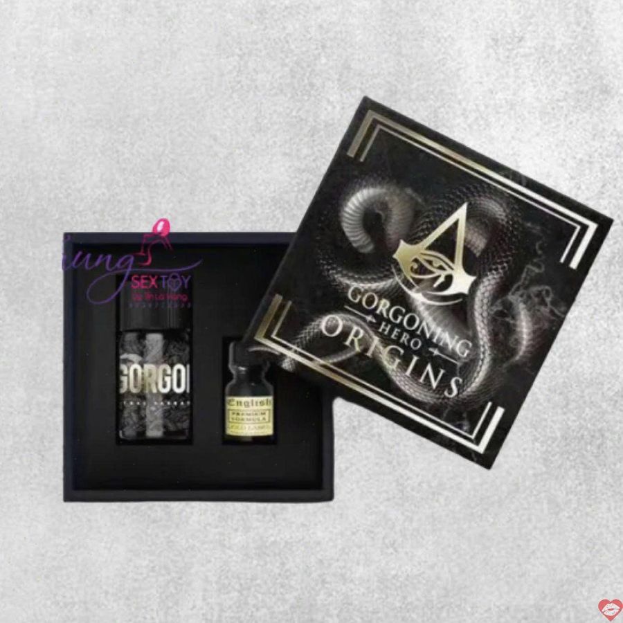 Combo Nước Hoa  Popper Gorgoning Hero Origins 50ml - Chai 40ml + 10ml 