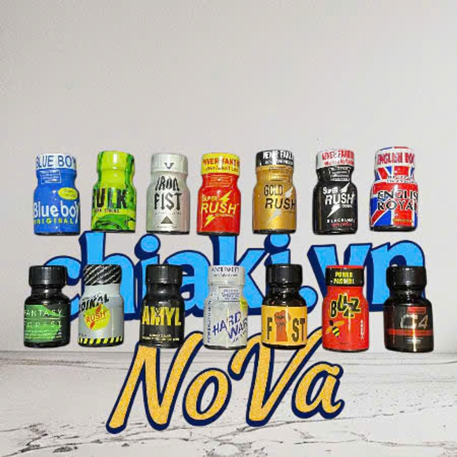 Nước hoa popper 10ml  USA logo nắp,giao ngẫu nhiên